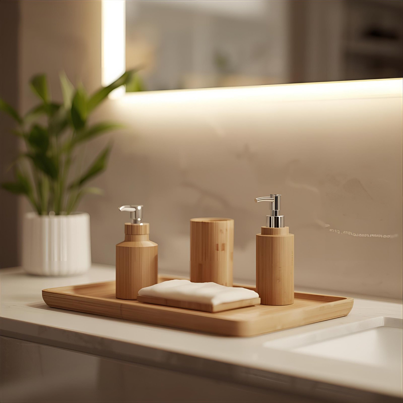 Bamboo Toiletry Sets